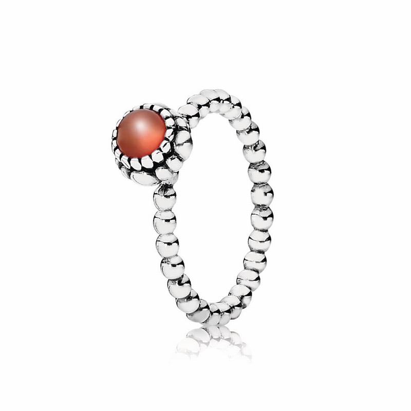 Pandora Birthday Blooms Ring July NZ, Sterling Silver (765849-UOX)